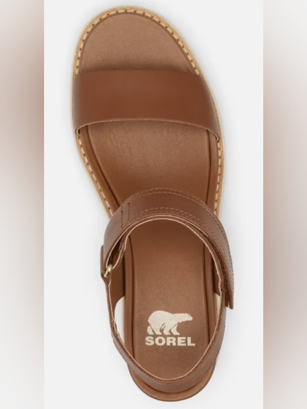 Sorel Women's Joanie™ IV Y Strap Wedge Sandals Size 7 Like New - Picture 3 of 10